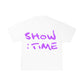 PURPLE SHOWTIME SHIRT - BRIGHT WHITE